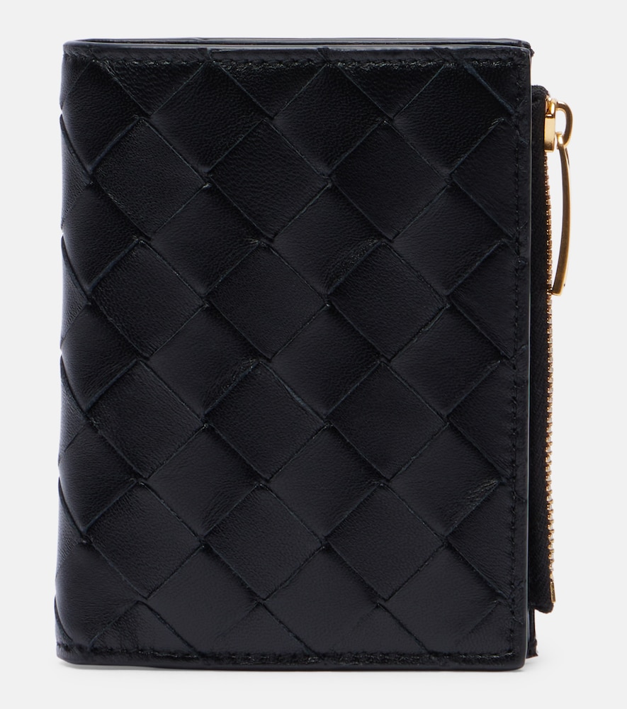 Bottega Veneta Intrecciato leather bifold wallet