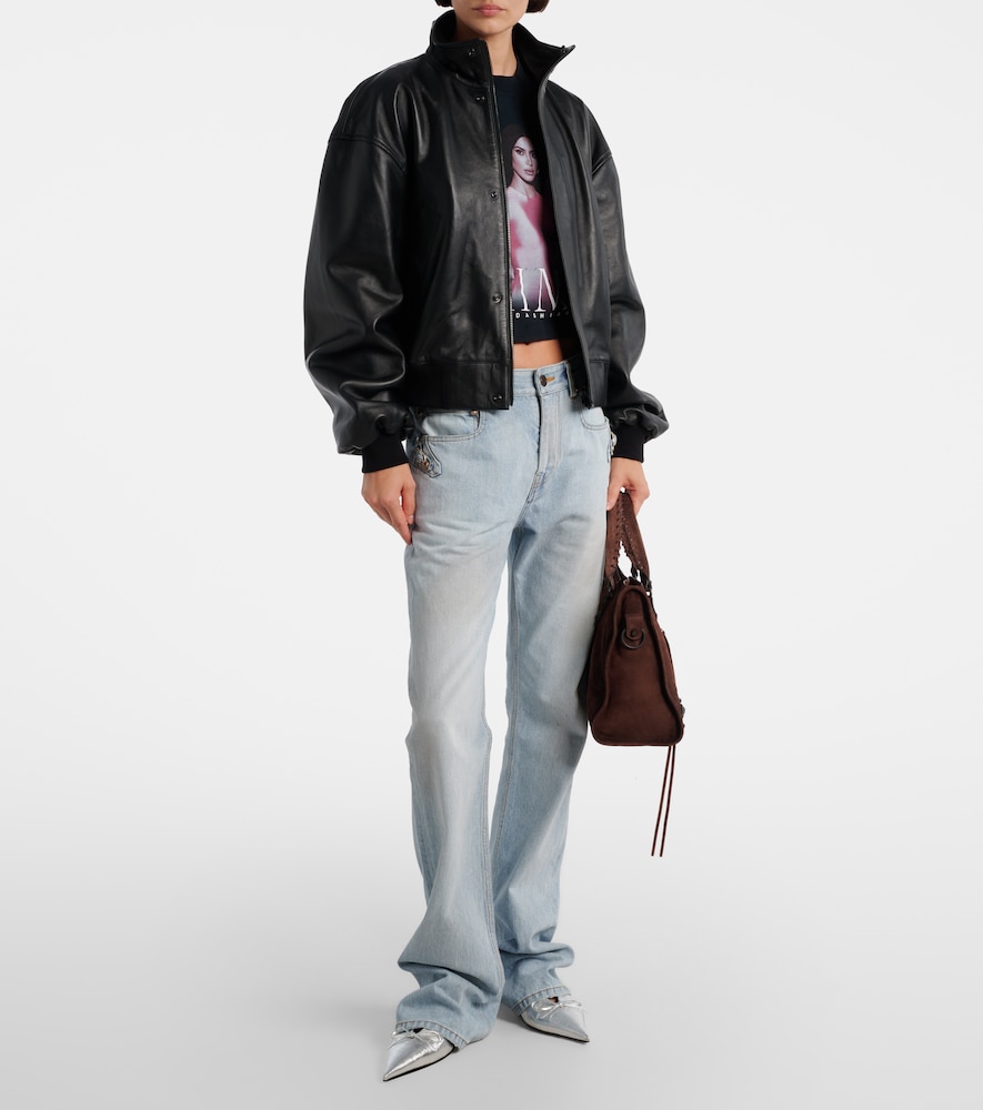 City Low-Rise Straight Jeans