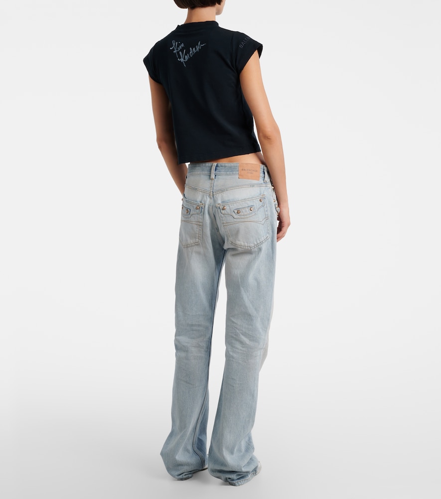 City Low-Rise Straight Jeans