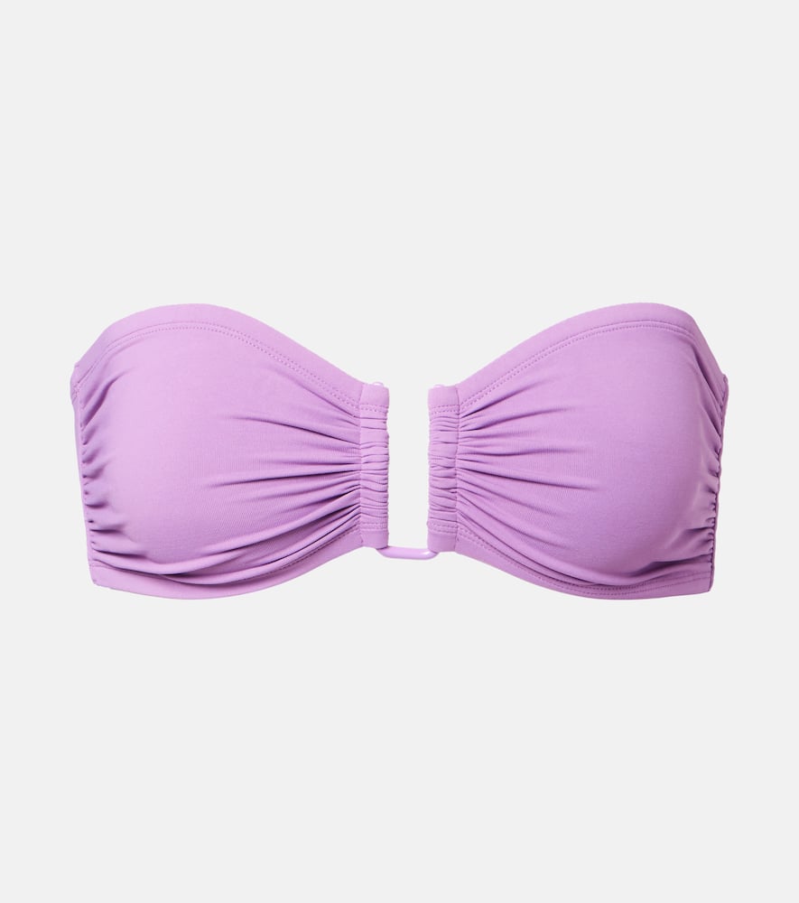 Eres Show Bandeau Bikini Top In Purple