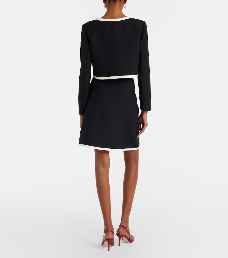  Valentino Valentino Minirock Aus Crepe Couture 