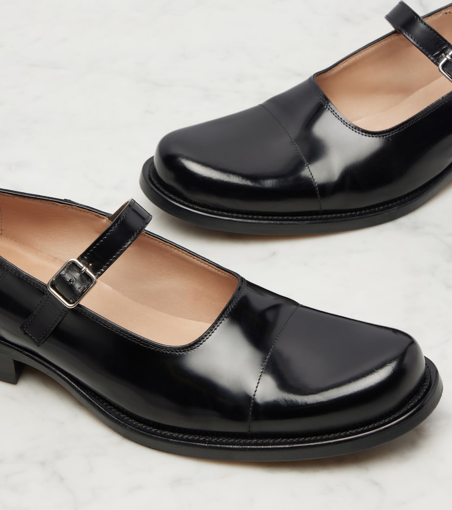  The Row The Row Mary-jane-ballerinas Kai Aus Leder 