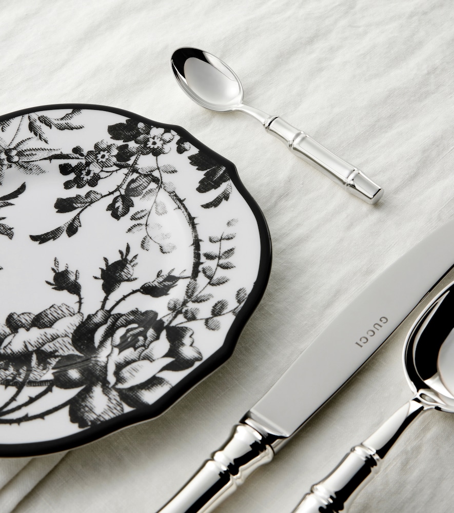  Gucci Gucci Set Of 2 Silver-plated Spoons 