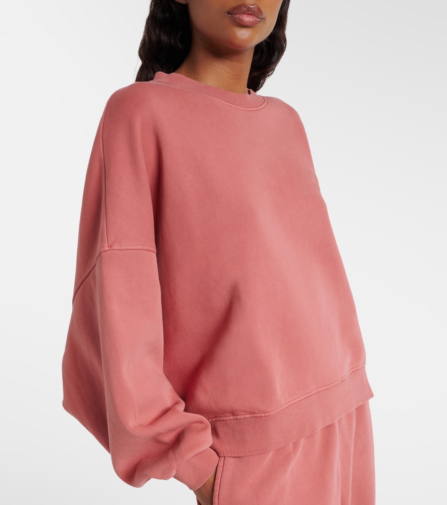The Upside Paloma Logo Cotton Sweatshirt In Pink