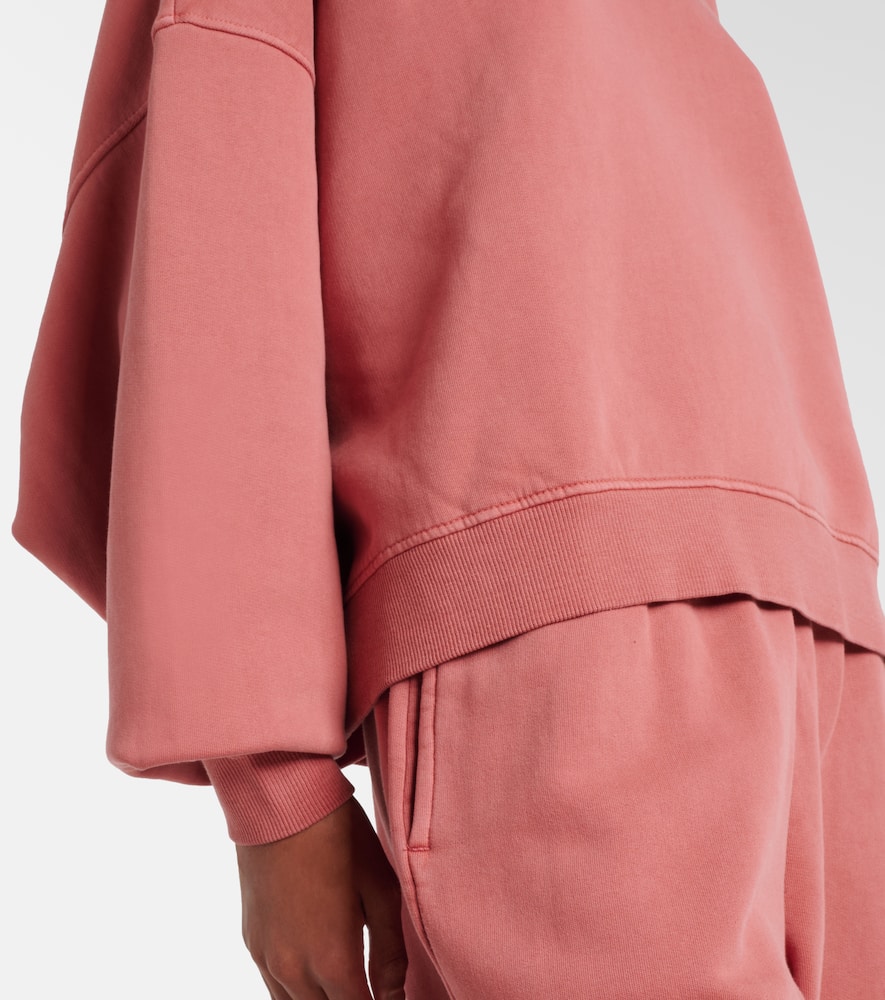 The Upside Paloma Logo Cotton Sweatshirt In Pink