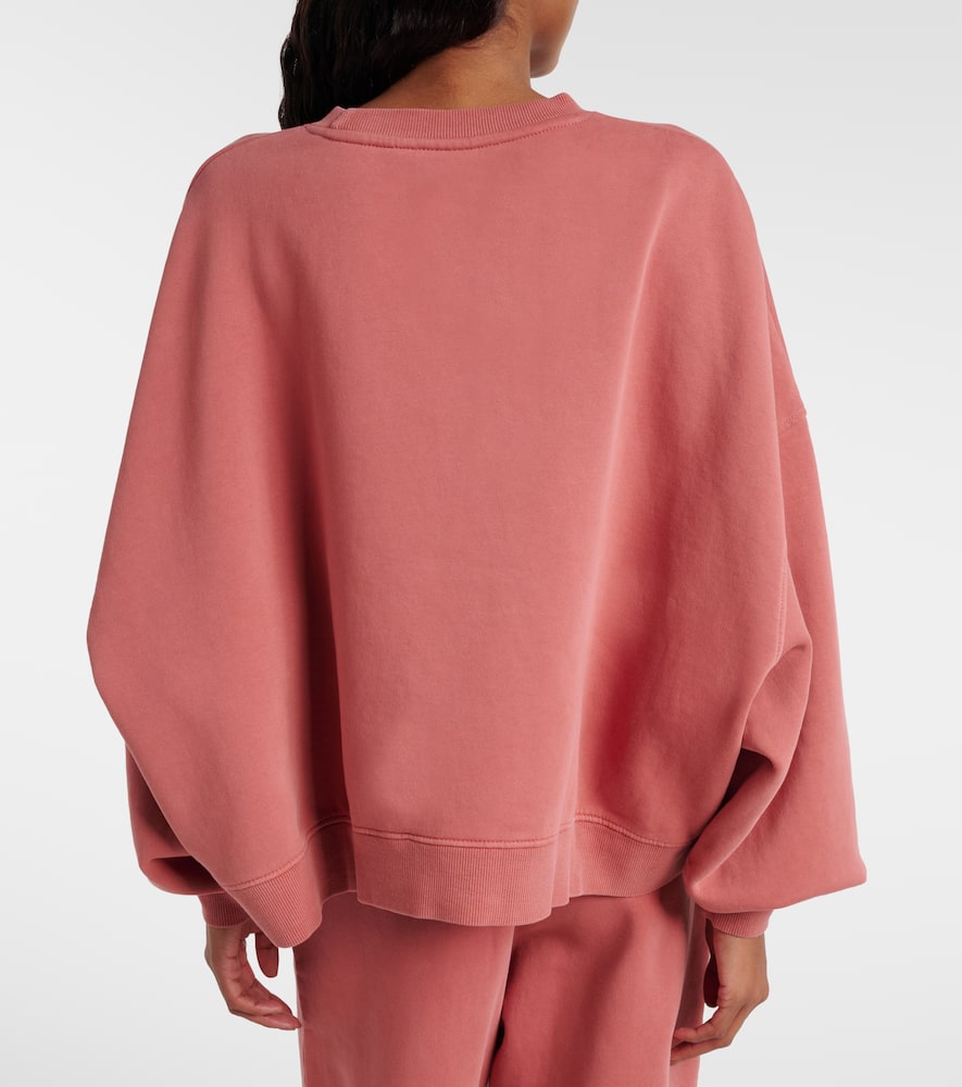 The Upside Paloma Logo Cotton Sweatshirt In Pink