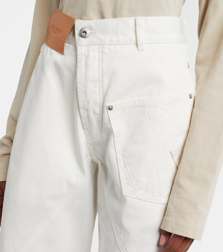  Jw Anderson Jw Anderson Jeans Rectos Bordados 