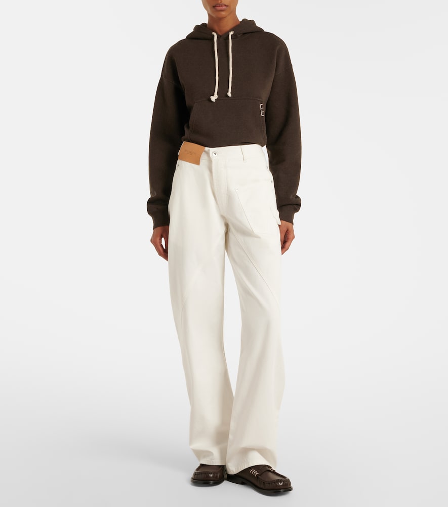 Embroidered Straight Jeans
