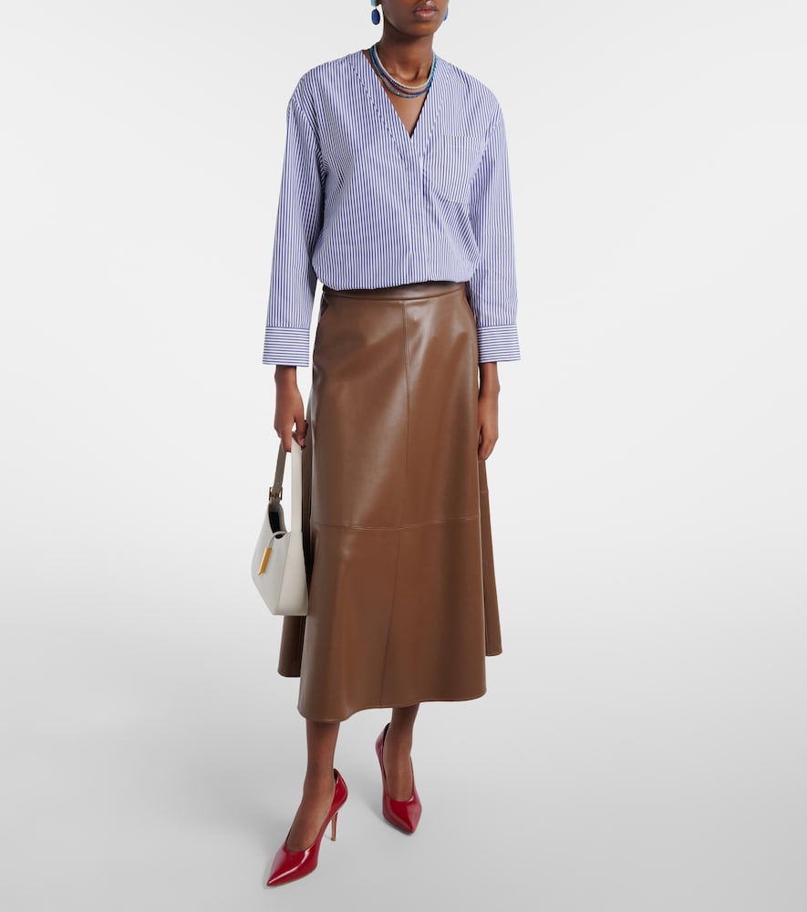 'S Max Mara Ninfa paneled midi skirt