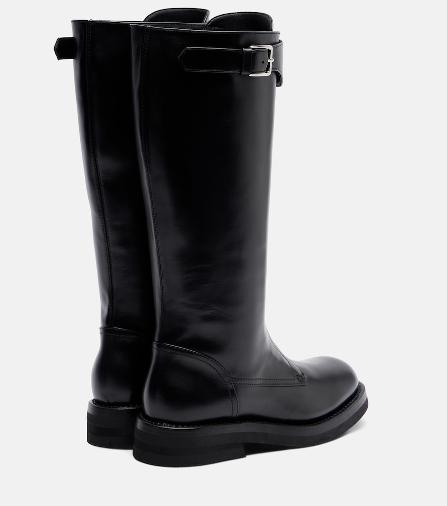  Mcqueen Mcqueen Countryside Leather Knee-high Boots 