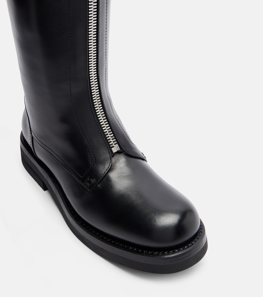  Mcqueen Mcqueen Countryside Leather Knee-high Boots 