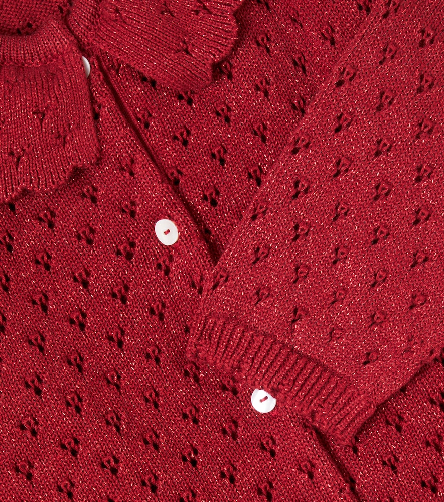  Konges Slojd Konges Slã¸jd Cotton-blend Lamã© Cardigan 