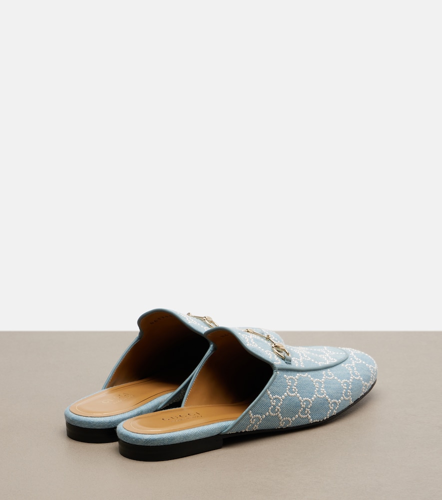  Gucci Gucci Princetown Gg Embellished Mules 