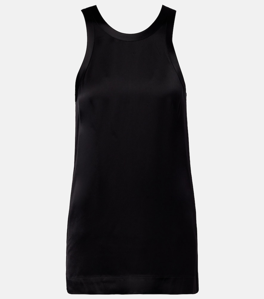 Toteme Donna Tank Top In Raso Nero It Taglia 46- Mytheresa