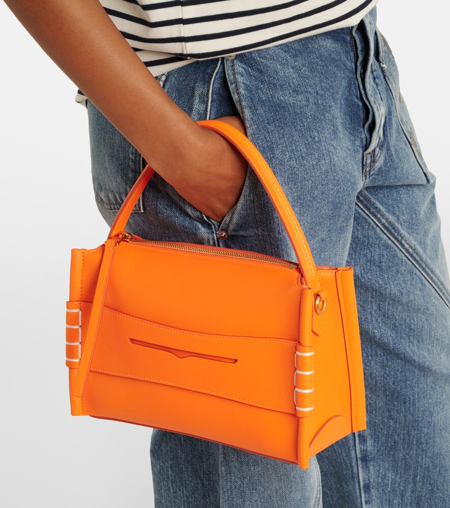 JW Anderson Loafer leather top-handle bag