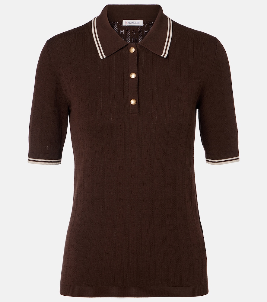 Moncler Cotton polo sweater