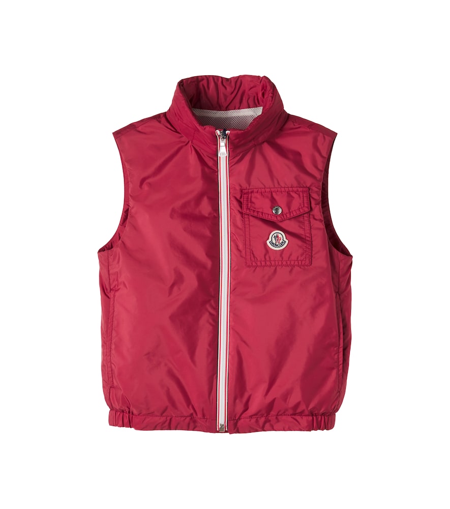 Moncler Enfant Red Sacide Vest Y Size 8 - Mytheresa