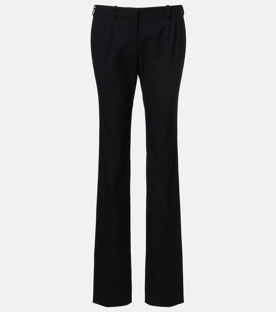 Balenciaga Wool twill slim pants