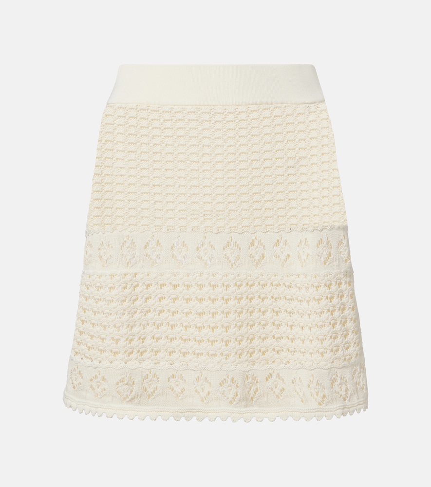 Eres Angela crochet miniskirt