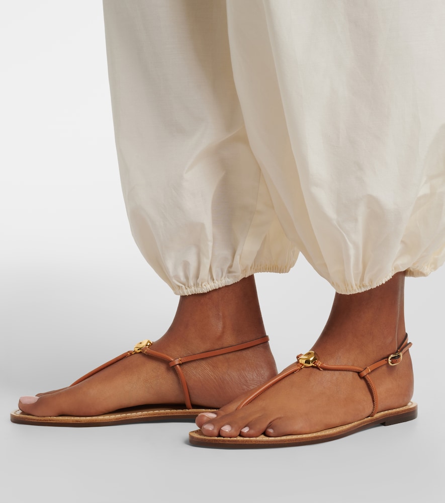 Amanu Naivasha leather thong sandals