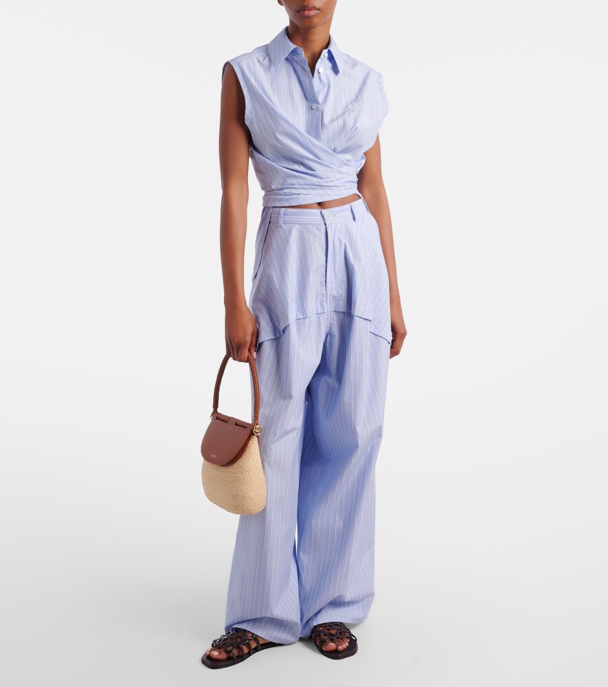  Loewe Loewe Paula's Ibiza – Pantaloni In Cotone A Righe 