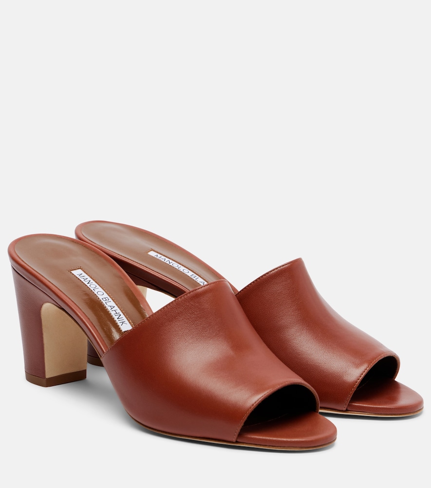 Manolo Blahnik Rapalla leather mules | Thumbnail 7