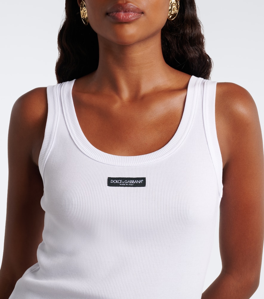 Dolce&Gabbana Logo Cotton Tank Top