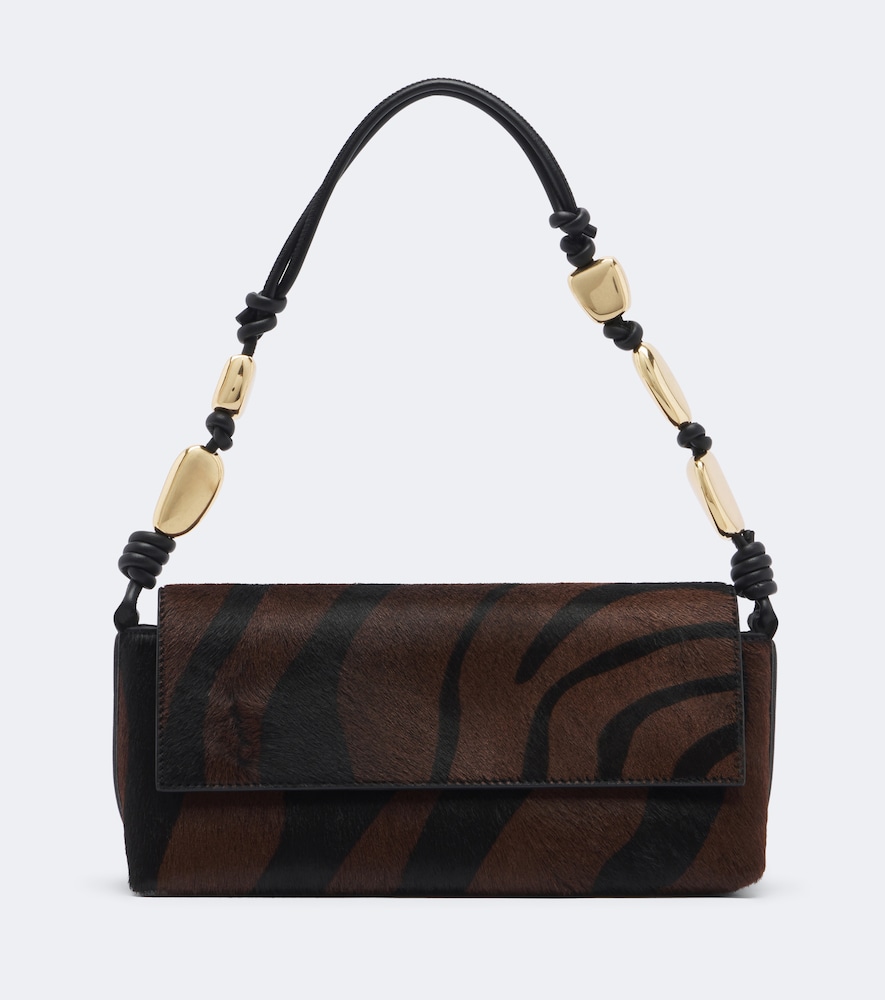 Schultertasche Piedra Small aus Kalbshaar