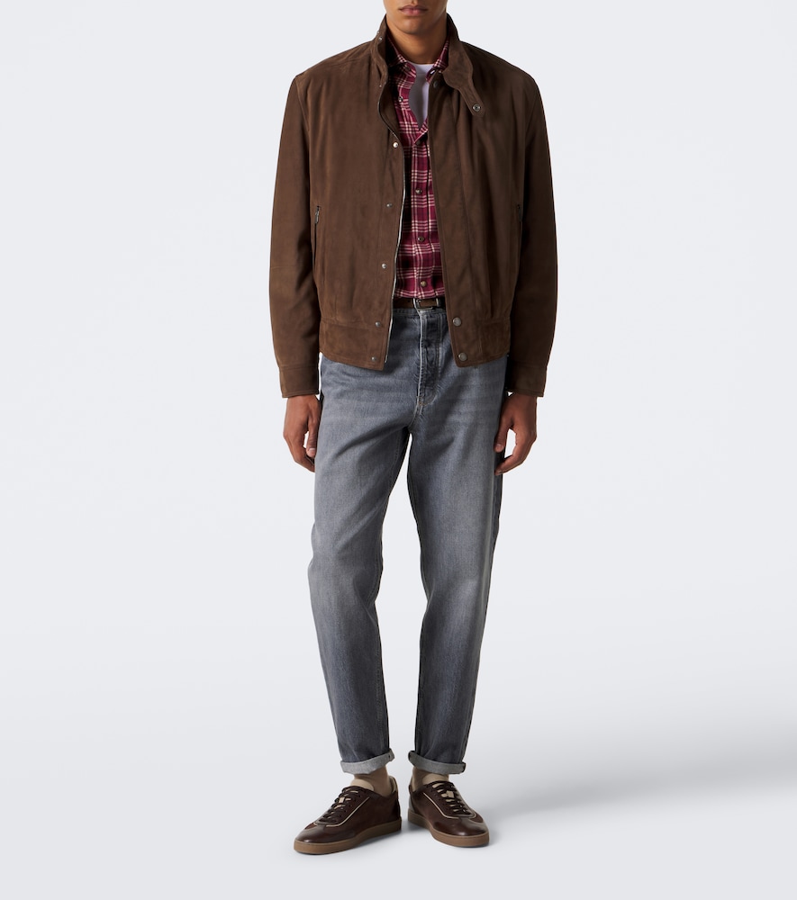 Checked Cotton-Blend Flannel Shirt