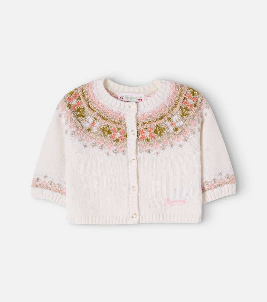 Baby Cardigan Maylia aus einem Wollgemisch