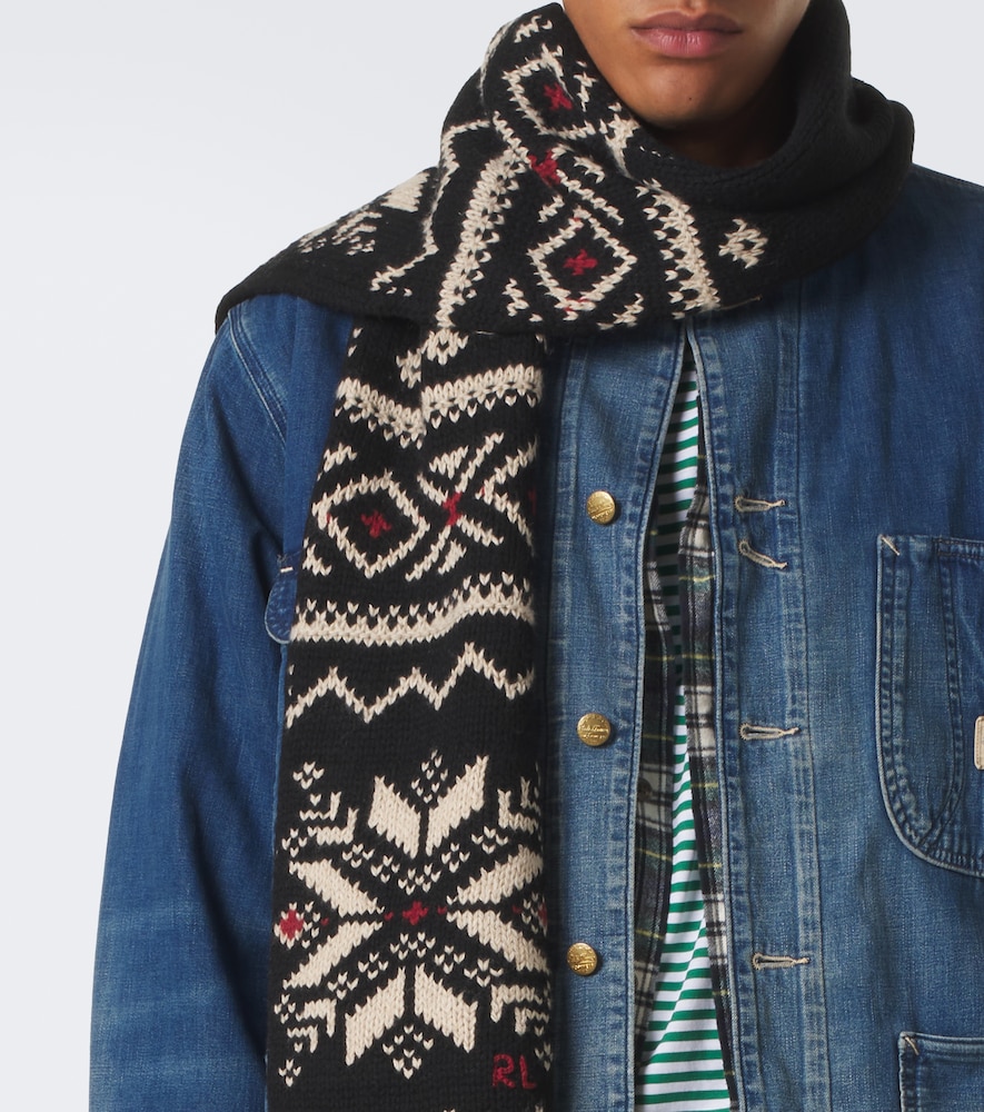Polo Ralph Lauren Wool, Cotton, And Linen-Blend Scarf