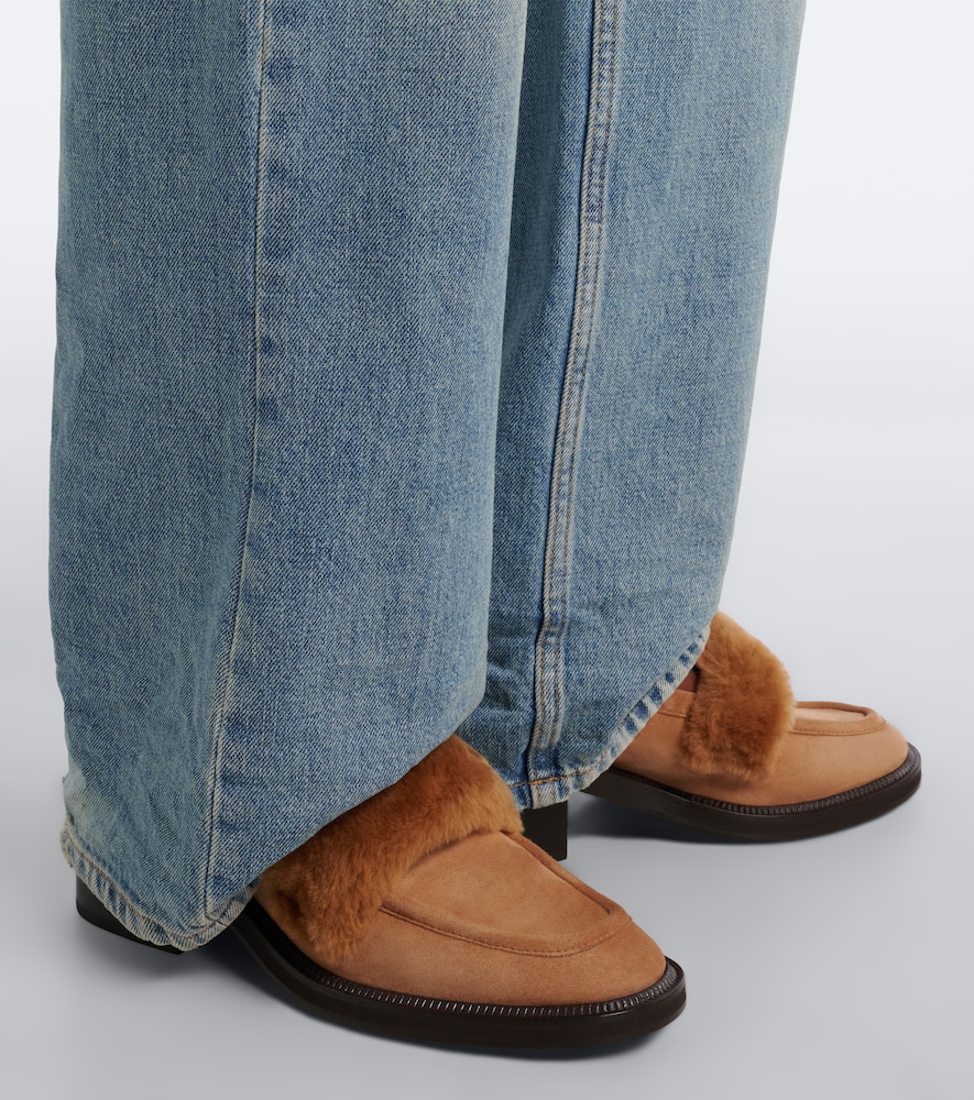 Tylor Shearling-Trimmed Loafer