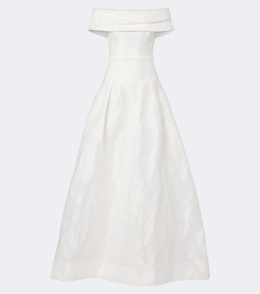Off-Shoulder Robe Revolution aus Jacquard