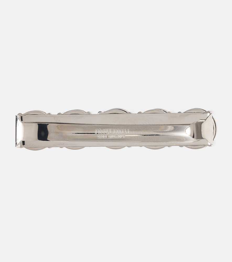  Miu Miu Miu Miu Crystal-embellished Barrette 