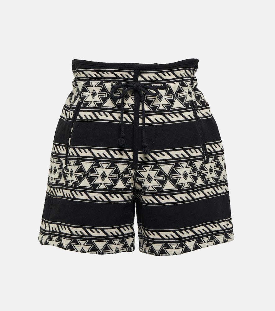 Marant Etoile Linimaga embroidered shorts