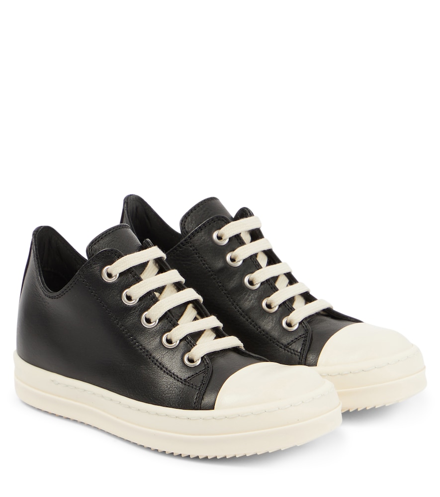 Rick Owens Kids Strobe leather low-top sneakers　Rick Owens キッズ ストロボ レザー ロートップ スニーカー Rick