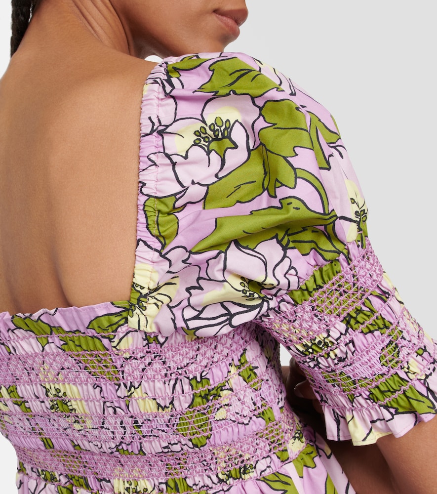  Tory Burch Tory Burch Bedrucktes Minikleid Aus Baumwolle 