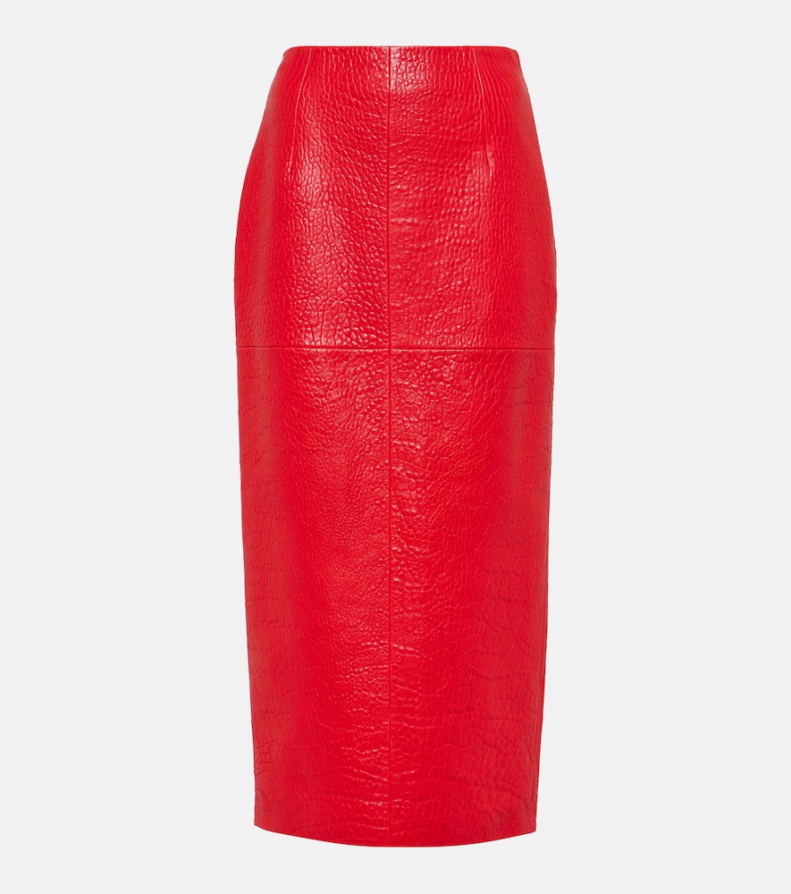 Prada Leather pencil skirt
