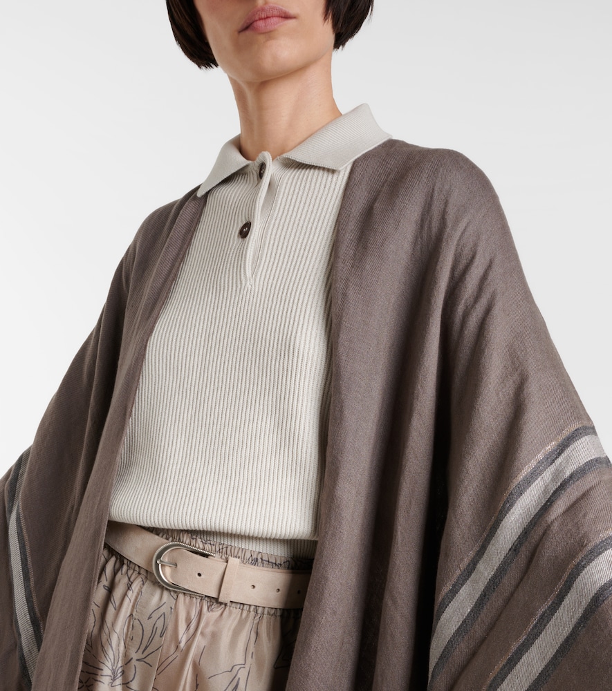  Brunello Cucinelli Brunello Cucinelli Cape Aus Leinen 