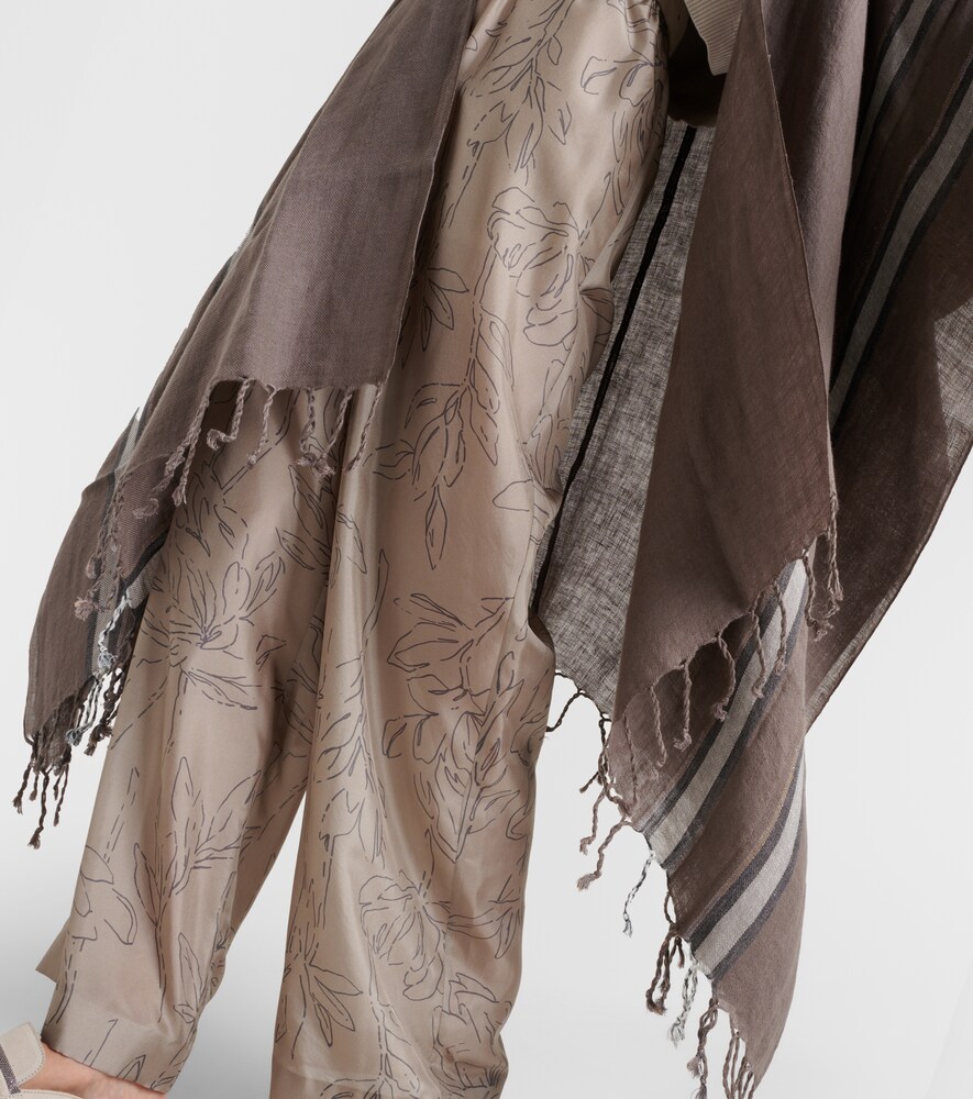  Brunello Cucinelli Brunello Cucinelli Cape Aus Leinen 