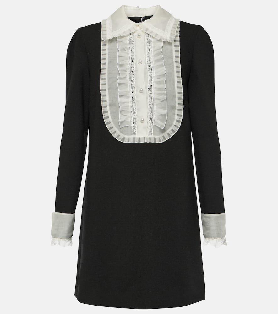 Dolce & Gabbana Mini Dress In Nero