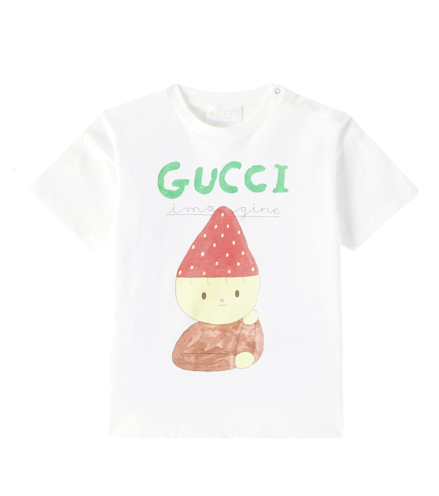 GUCCI X NAON JEONG BABY COTTON JERSEY T-SHIRT
