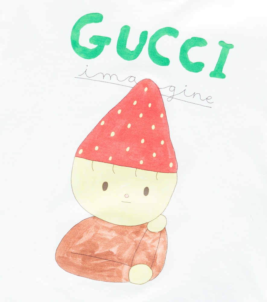 GUCCI X NAON JEONG BABY COTTON JERSEY T-SHIRT