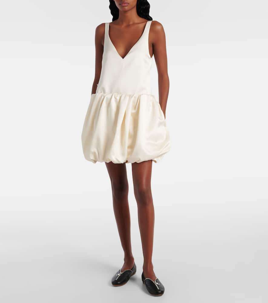 Jw Anderson Rolled Hemline Cami Dress In White