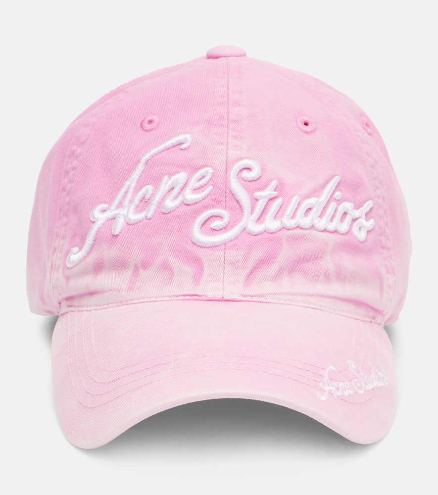 Logo cotton twill baseball cap