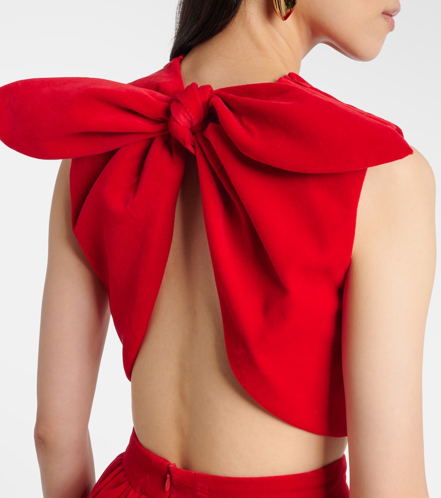  Patou Patou Cropped-top Aus Baumwollsamt 
