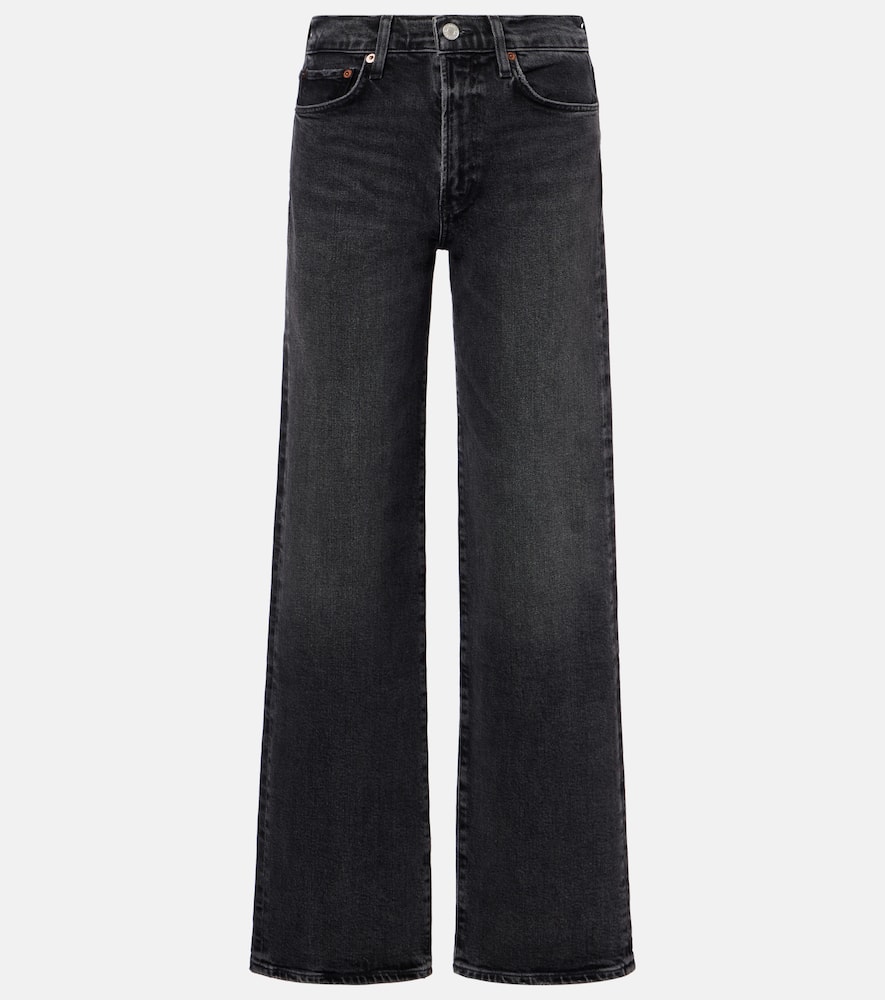 Harper mid-rise straight jeans