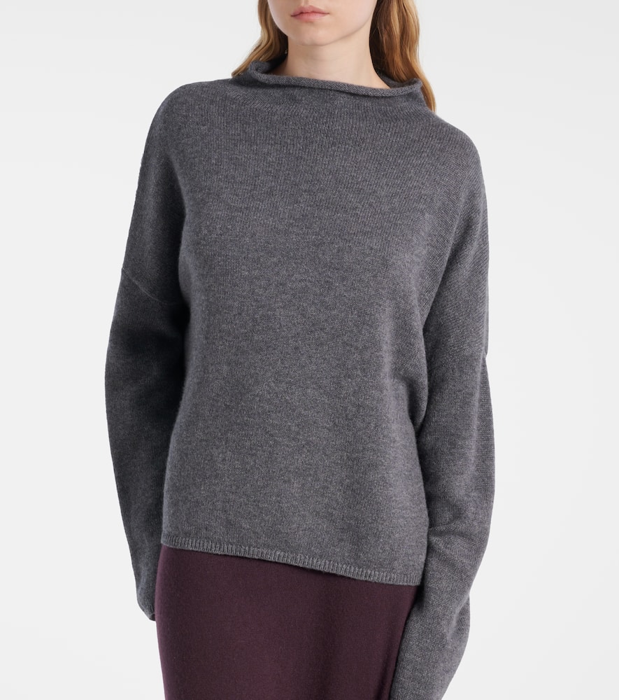 Lisa Yang Sandy Cashmere Sweater In Gray