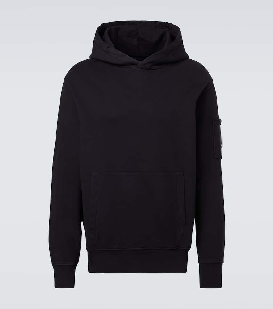 C.p. Company C. P. Company Cotton Jersey Hoodie In Black