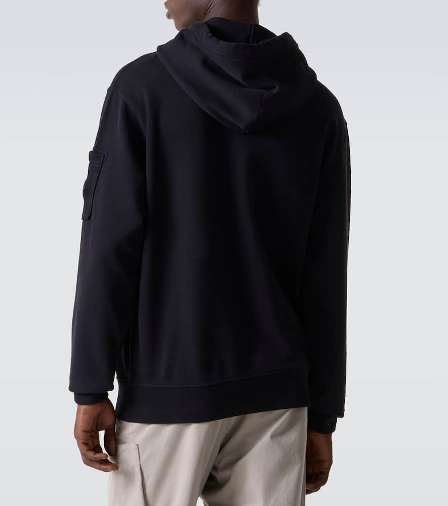 C.p. Company C. P. Company Cotton Jersey Hoodie In Black